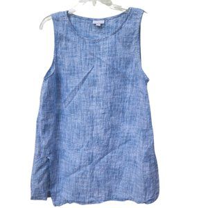 Pure Jill Linen Tunic Top Womens Size Medium J. Jill
